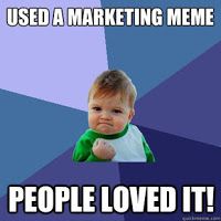 About successful marketing memes